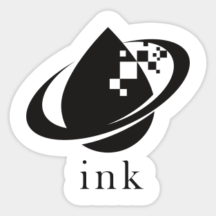 ink artwork Sticker